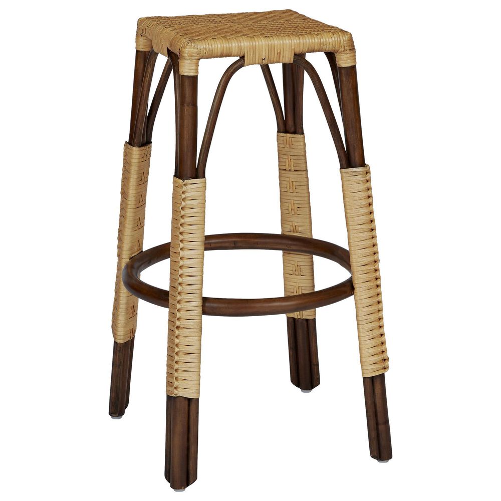 Tiddal Home Scout Bar Stool in Chocolate and Natural, , large