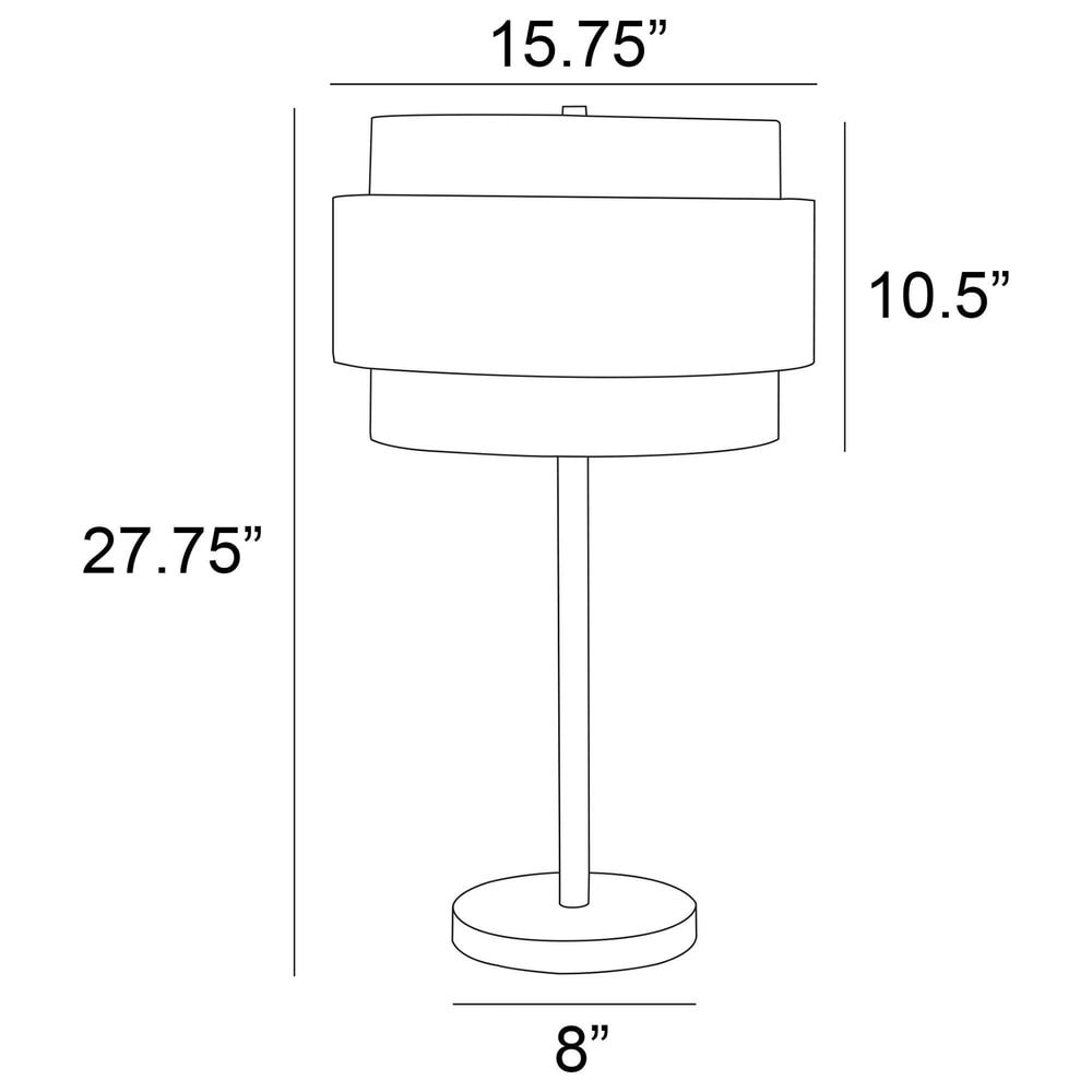 Lite Source Deena Table Lamp in Black, , large