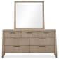 Urban Home Sumire Dresser and Mirror in Ginger , , large