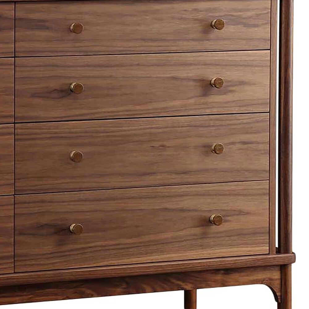 Stickley Furniture Walnut Grove 8-Drawer Dresser in Warm Brown, , large