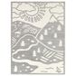 Balta Rugs Sherwood Landscape 4"4" x 6" Cream Kids Area Rug, , large