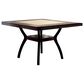 Furniture of America Joyner Counter Height Table in Dark Cherry and Ivory - Table Only, , large