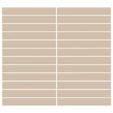 Dal-Tile Color Wheel Matte Urban Putty 12" X 10" Ceramic Mosaic Sheet, , large