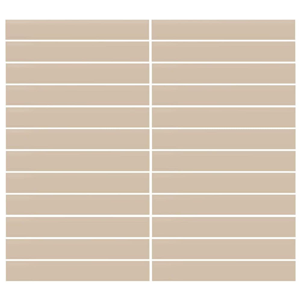 Dal-Tile Color Wheel Matte Urban Putty 12" X 10" Ceramic Mosaic Sheet, , large