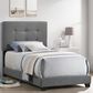 Hawthorne Furniture Addyson Upholstered Twin Bed in Gunmetal, , large