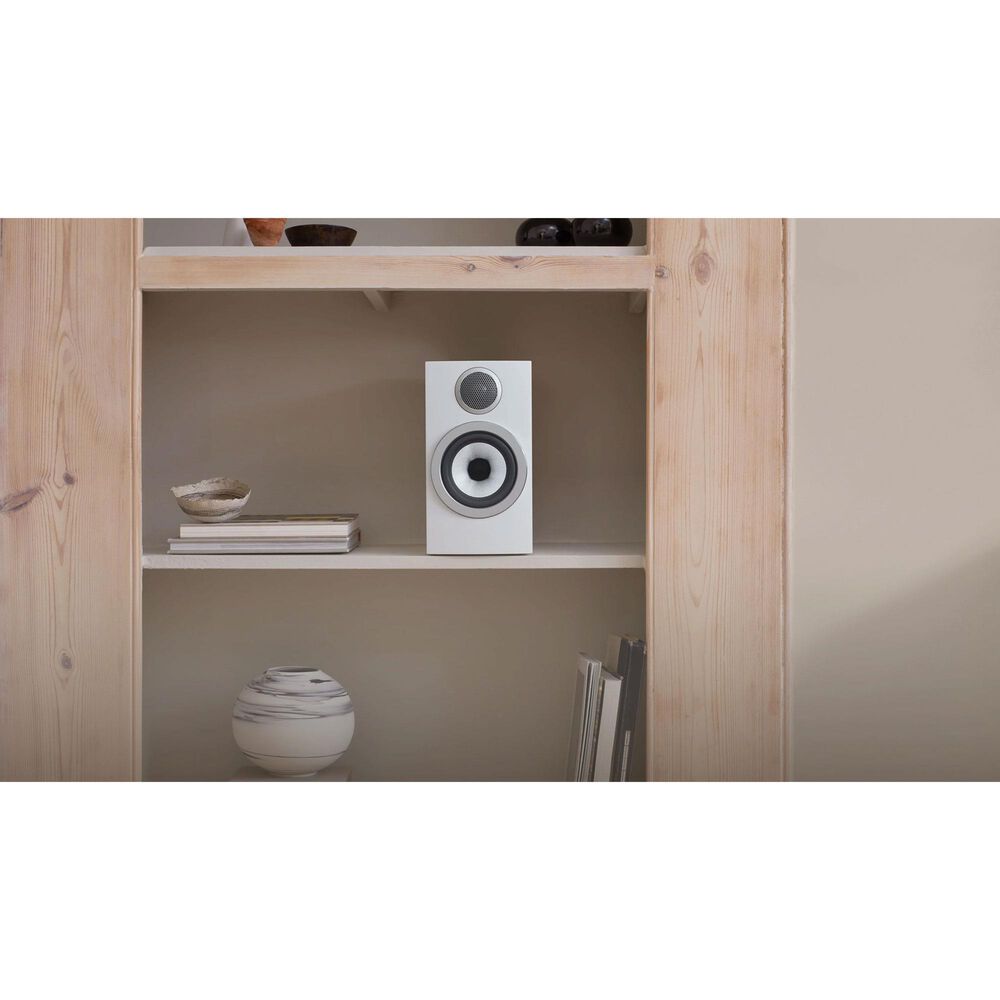 Bowers &amp; Wilkins 700 Series 707 S3 2-Way Bookshelf Loudspeaker in Satin White, , large