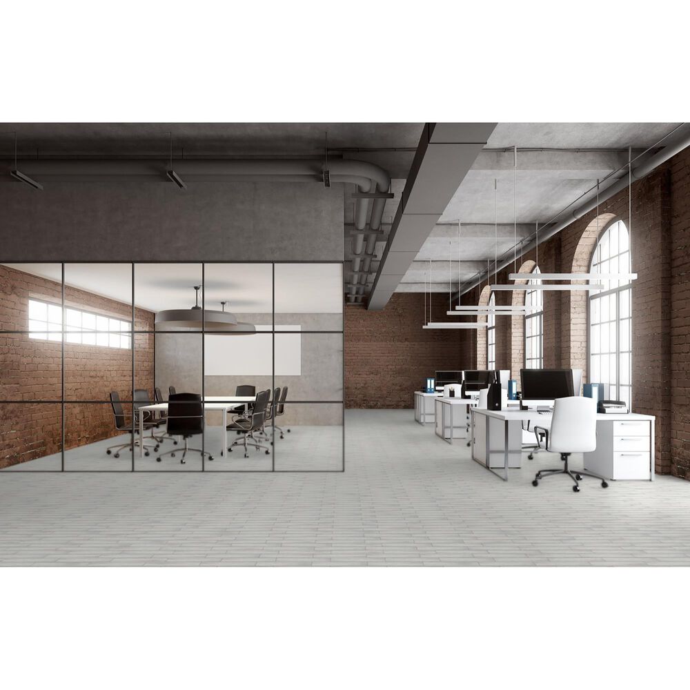 Emser Milestone White 3&quot; x 12&quot; Porcelain Single Bullnose, , large