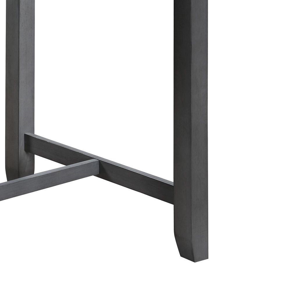 HOMLUX 3-Piece Counter Height Dining Set with Shelves and 2-Chair in Gray, , large