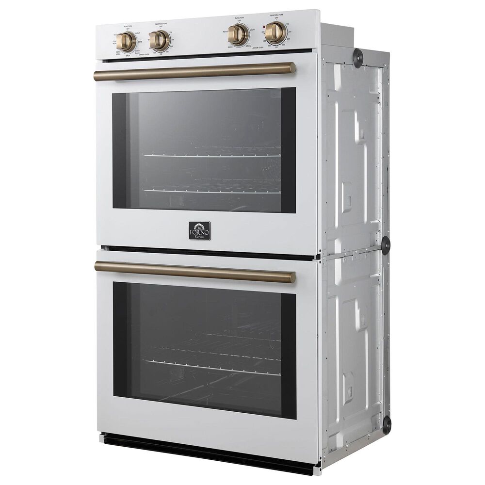 Forno Vomero 30" Double Electric Wall Oven in White, , large