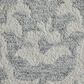 Feizy Belfort Damask Gray 12" x 15" Area Rug, , large