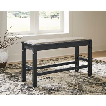 Ashley Tyler Creek Counter Height Bench in Grayish Brown, , large