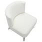 Lumisource Fran Slipper Chair in White, , large