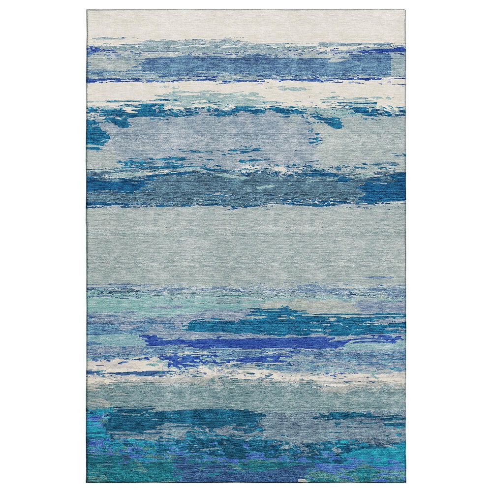 Dalyn Rug Company Trevi TV8 5" x 7"6" Blue Area Rug, , large