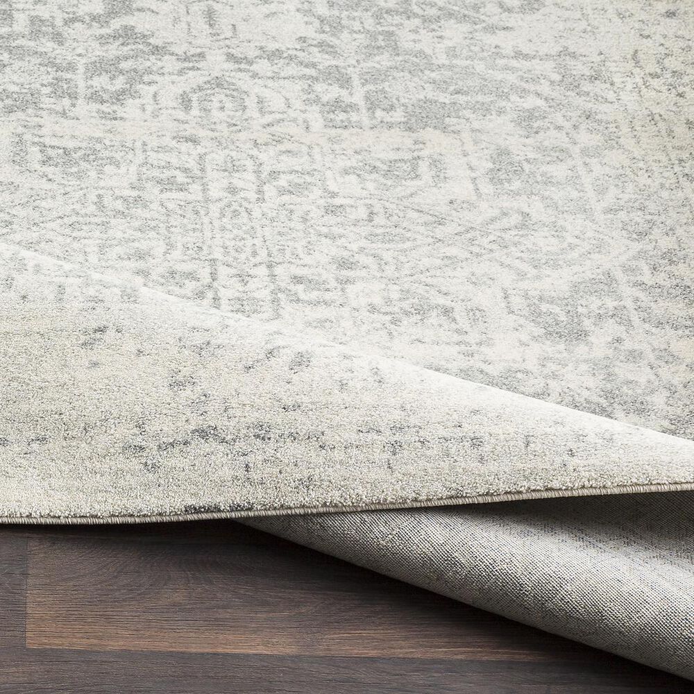 Surya Harput HAP1024 2'7" x 7'3" Charcoal, Light Gray and Beige Runner