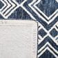 Safavieh Micro-Loop MLP154N 4" x 6" Navy and Ivory Area Rug, , large