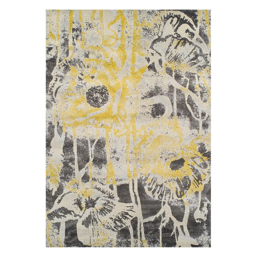 Dalyn Rug Company Modern Greys MG601 3'3" x 5'3" Lemon Area Rug, , large