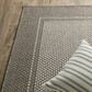 Oriental Weavers Caicos CA03N 6"7" x 9"2" Grey Area Rug, , large