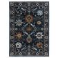Oriental Weavers Keira Blue and Rust 6"7" x 9"6" Area Rug, , large