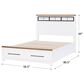 Legacy Classic Dutton Full Storage Bed in Natural White, Toasted Coconut and Aged Black, , large