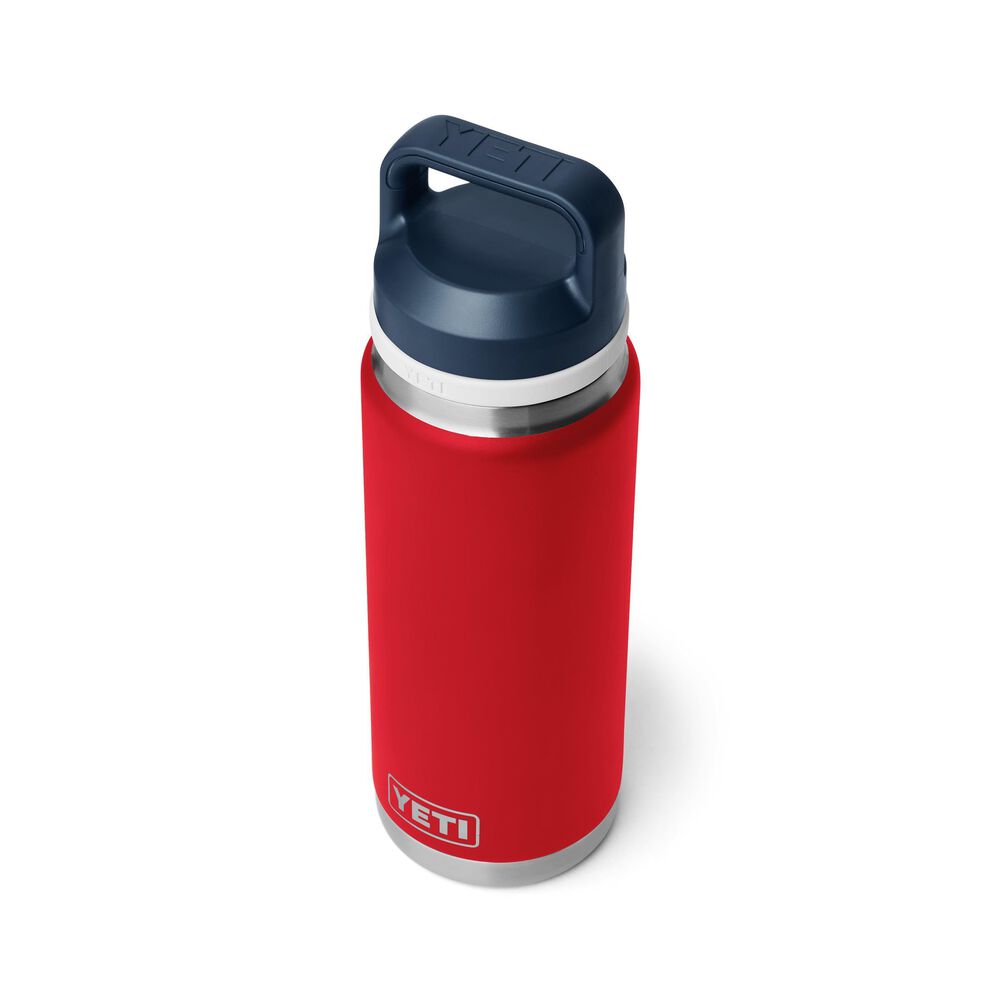 YETI Rambler 26 oz Bottle Chug in Patriotic Rescue Red/White/Navy, , large