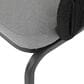 Hearth and Haven Candlewood Outdoor Club Chair with Gray Cushion in Black (Set of 2), , large