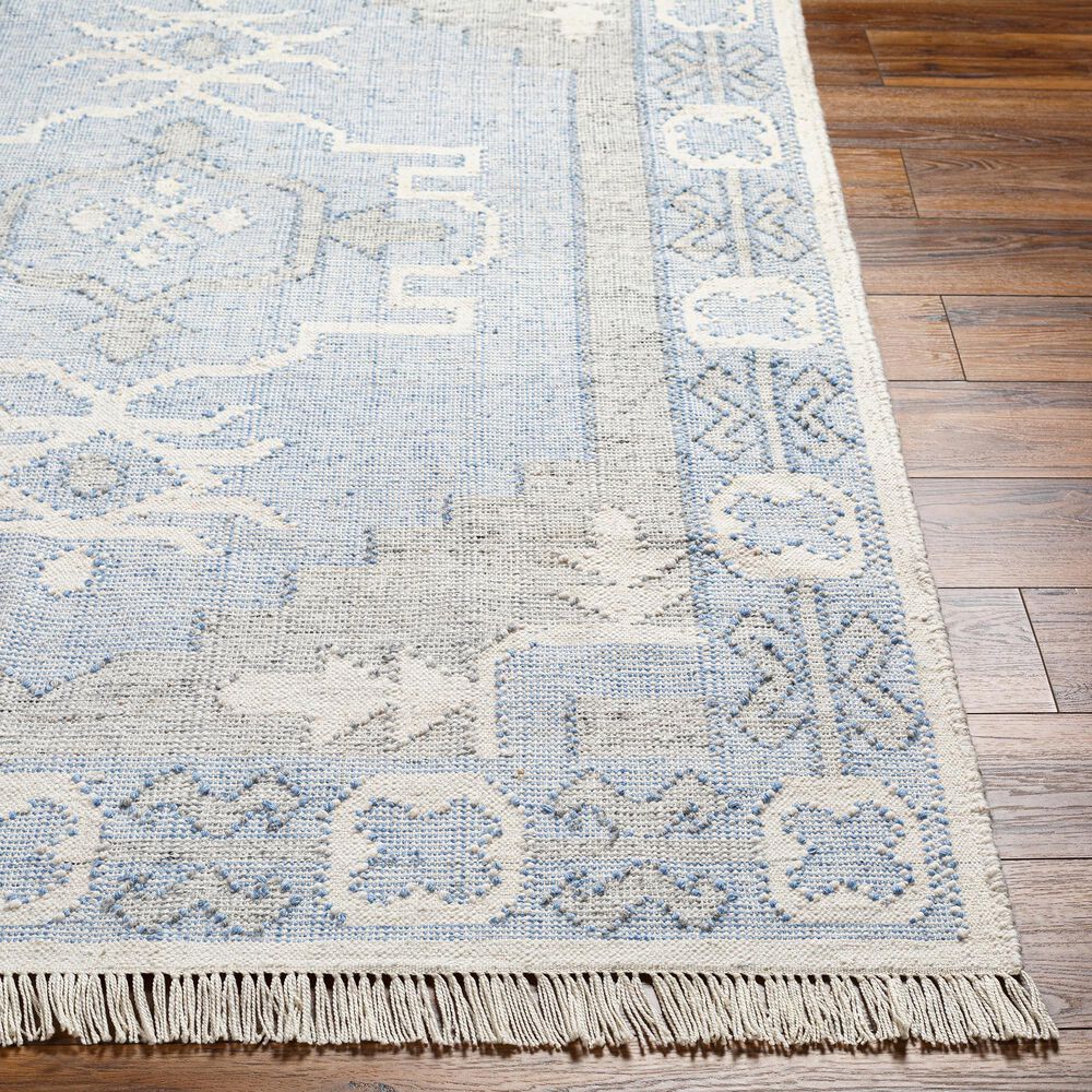 Surya Bursa 2&#39; x 3&#39; Light Blue, Cream, Gray and Black Area Rug, , large