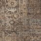 Loloi Heritage 12" x 15" Mocha and Denim Area Rug, , large