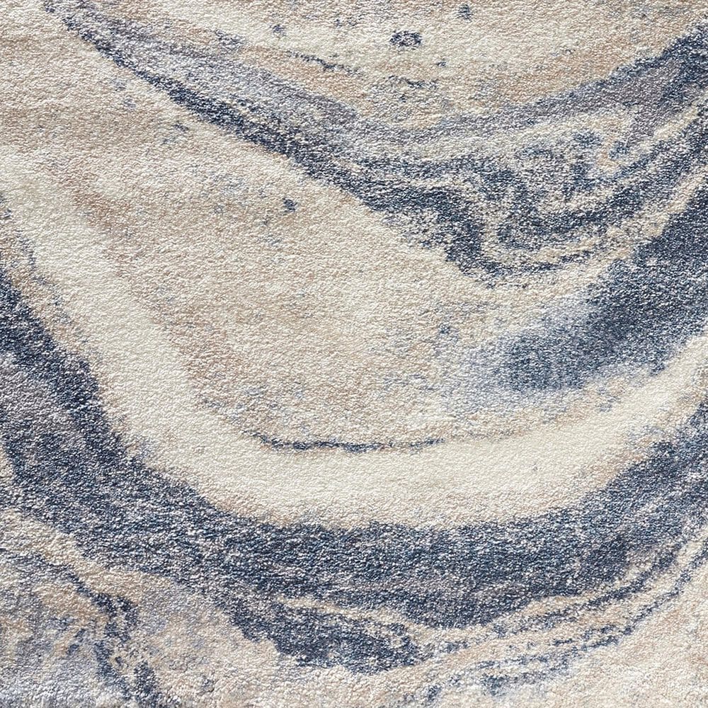 Jaipur Ferris Orion Blanc De Blanc and Orion Blue 5&#39; x 7&#39;6&quot; Area Rug, , large