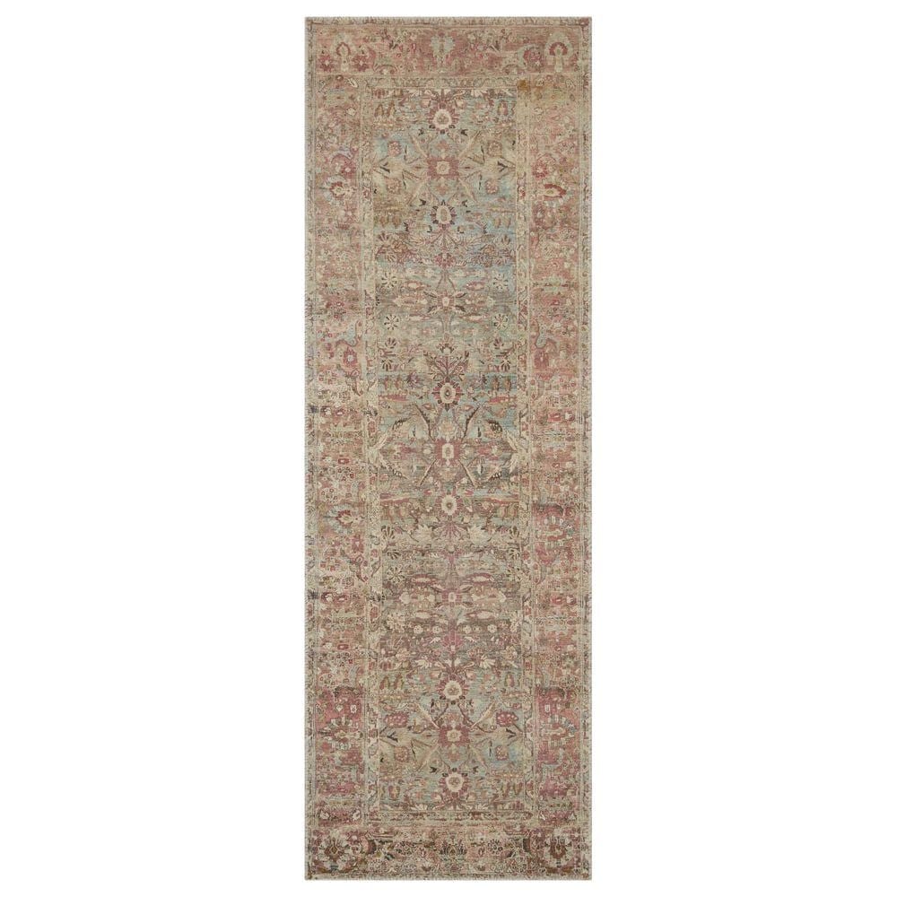 Loloi Adrian 2" x 5" Ocean and Clay Area Rug, , large