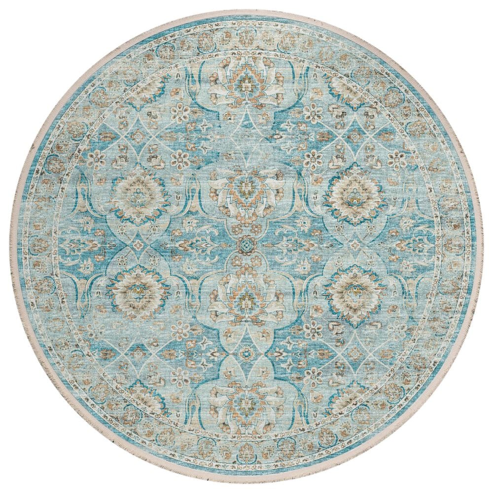 Dalyn Rug Company Marbella MB5 8" Round Mediterranean Area Rug, , large