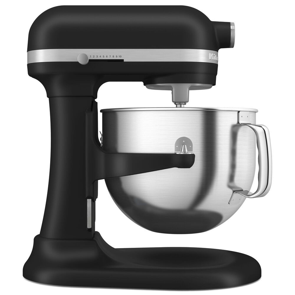 KitchenAid 7 Quart Bowl-Lift Stand Mixer in Black and Stainless