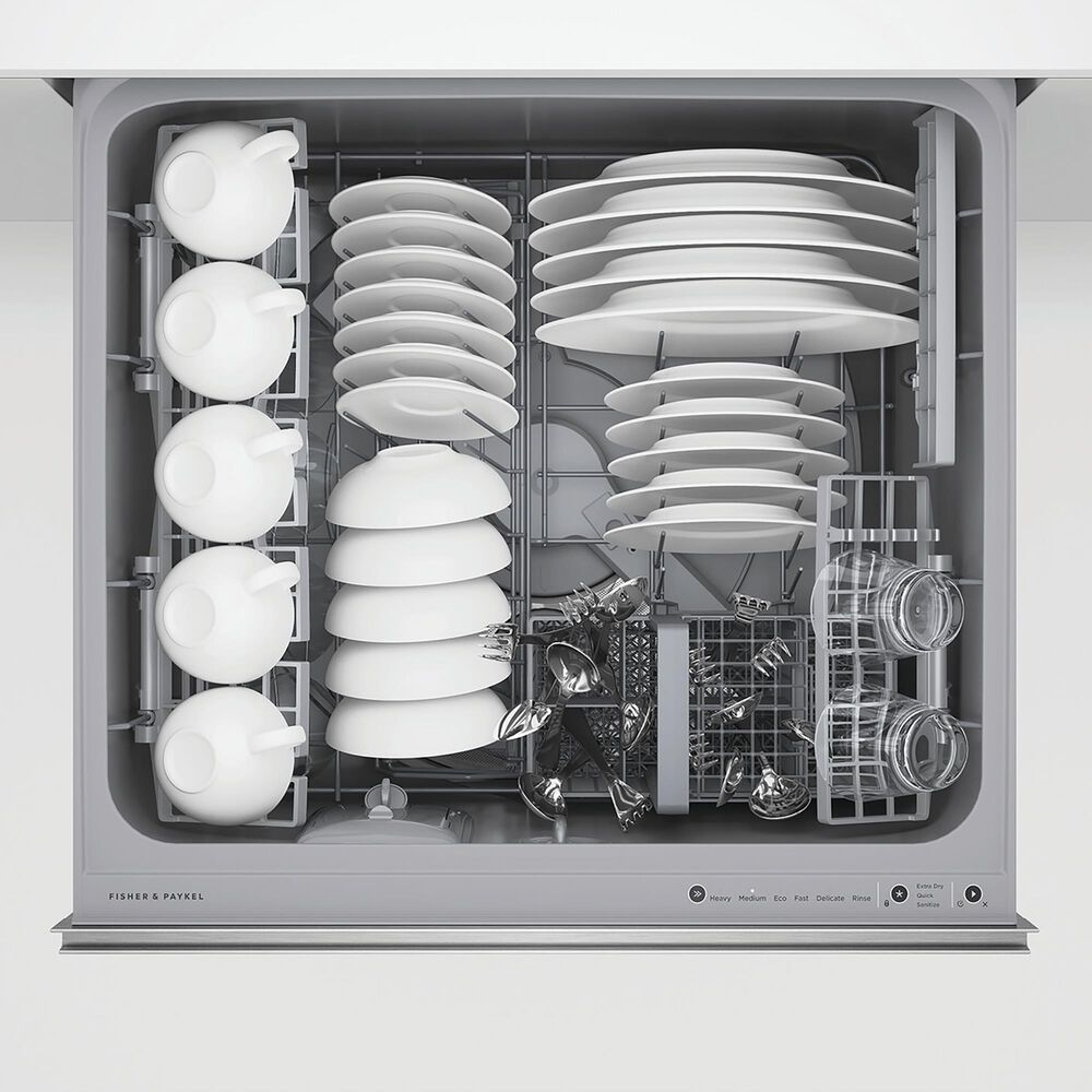 Fisher &amp; Paykel 24&quot; Built-Under Single Drawer Dishwasher in Stainless Steel, , large