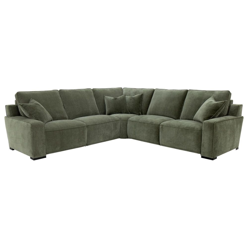 MotoMotion 5-Piece Power Reclining Sectional in Gimlet Moss, , large