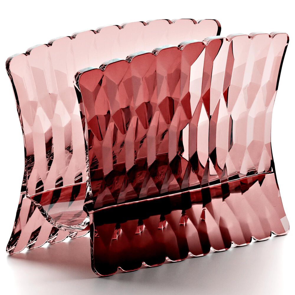 Fratelli Guzzini Vanity Terra Table Napkin Holder in Mauve, , large