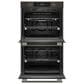 KitchenAid 30" Smart Double Wall Oven with Assisted Cook Cycles in Black Ore, , large