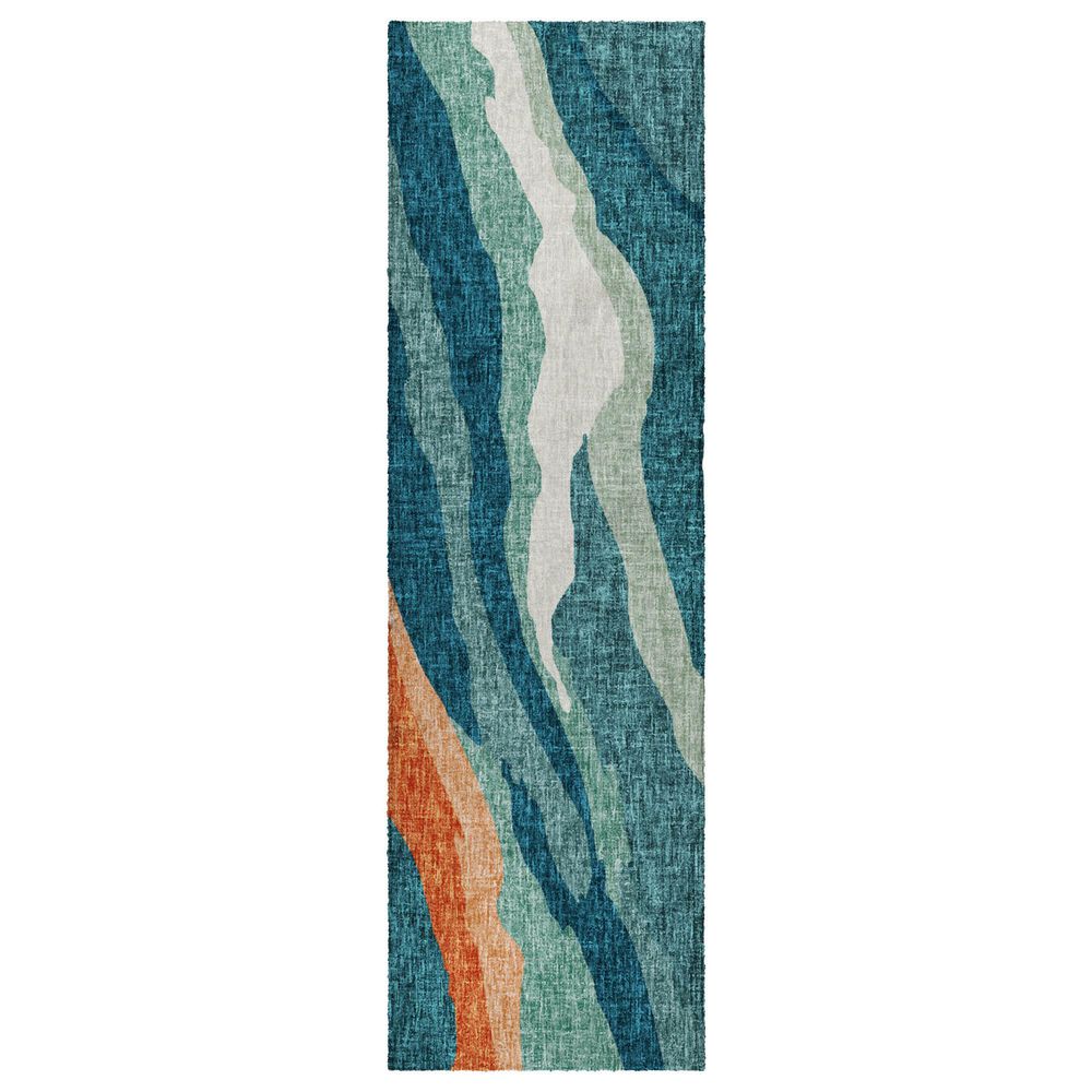 Dalyn Rug Company Lorenzo LN4 Teal 2"3" x 7"6" Runner, , large