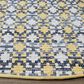 Safavieh Montauk Southwestern 4" Round Gold and Multicolor Area Rug, , large