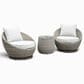 Steve Silver Co. Adeline 3-Piece Patio Chat Set in Driftwood, , large