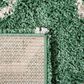 Safavieh Venus Shag 6"7" Square Green and Ivory Area Rug, , large