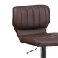Flash Furniture Adjustable Barstool in Brown, , large