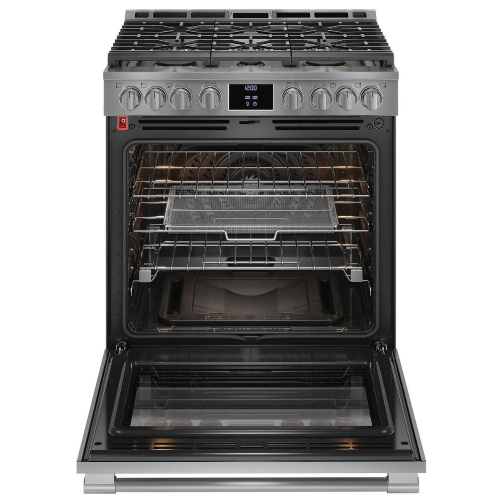 Frigidaire Professional 2-Piece Kitchen Package with 6.2 Cu. Ft. Gas Range and 1.9 Cu. Ft. Over-The-Range Microwave in Stainless Steel, , large