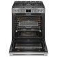 Frigidaire Professional 2-Piece Kitchen Package with 6.2 Cu. Ft. Gas Range and 1.9 Cu. Ft. Over-The-Range Microwave in Stainless Steel, , large
