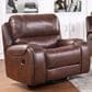 Steve Silver Keily Manual Swivel Glider Recliner in Brown, , large