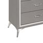 New Heritage Design Huxley 5-Drawer Chest in Gray, , large