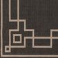Surya Alfresco 2"5" x 4"5" Black, Brown and Beige Indoor/Outdoor Area Rug, , large