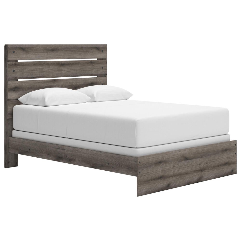 Ashley Graystorm Queen Panel Bed in Brown Gray, , large