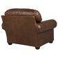 Stickley Furniture Santa Fe Leather Chair with Nailhead Trim in Aged Old Leather, , large