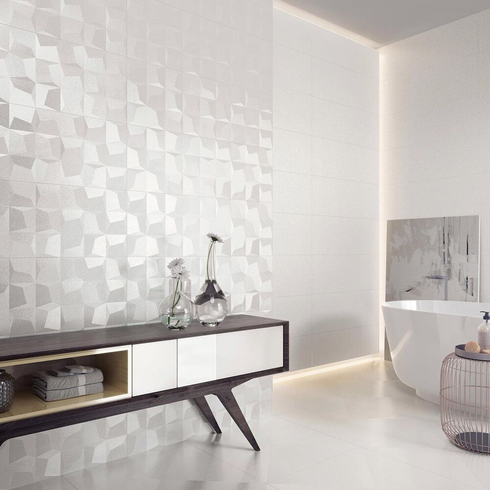 Emser Nuovo Cubic 12" x 35" Ceramic Tile, , large