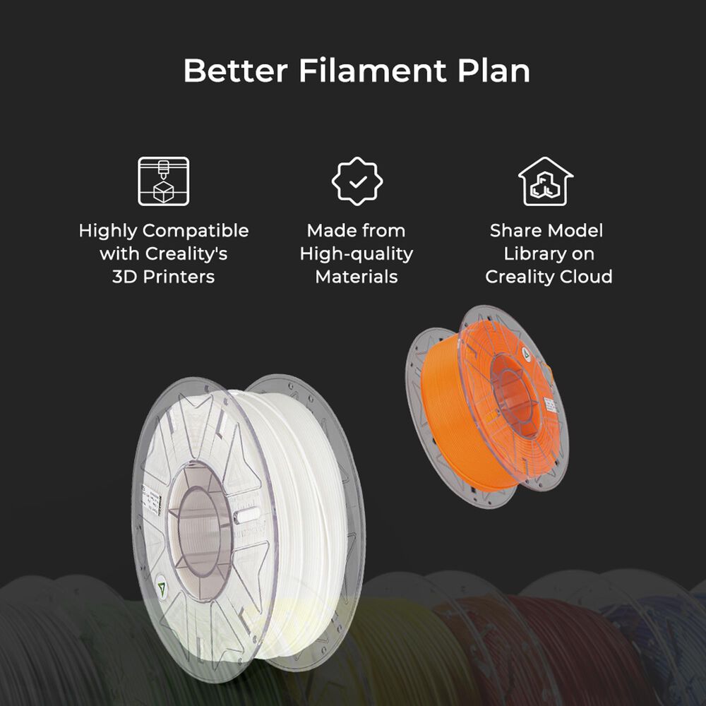 Creality 3D Technology Hyper Series 1Kg PLA RFID 3D Filament in Red, , large