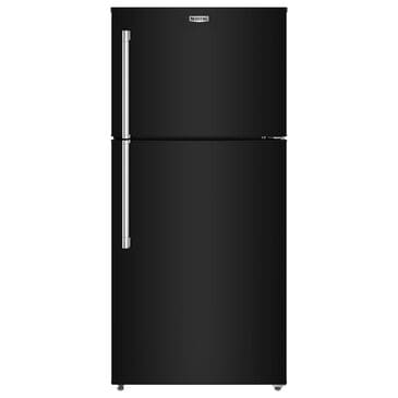 Maytag 19 Cu. Ft. Top Freezer Refrigerator with Garage Mode in Black, , large